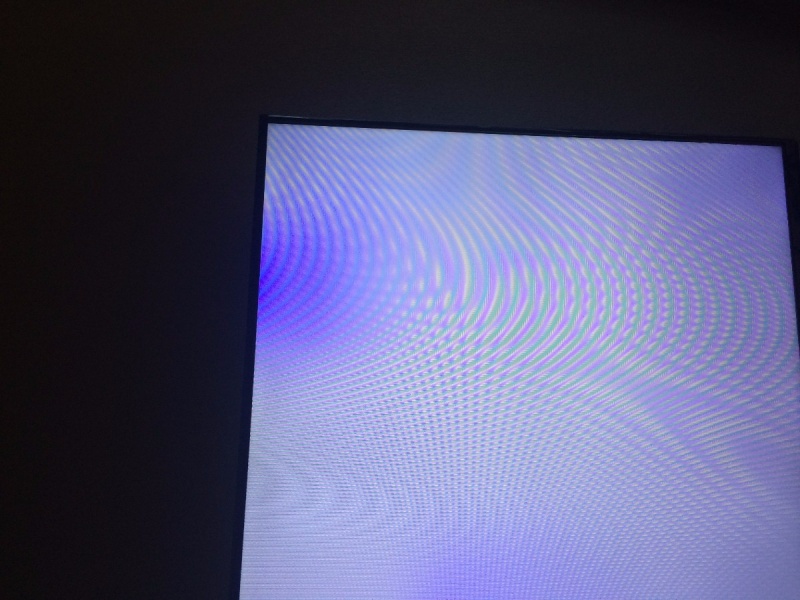 Tache Bleu/violet sur écran Samsung - Télévision