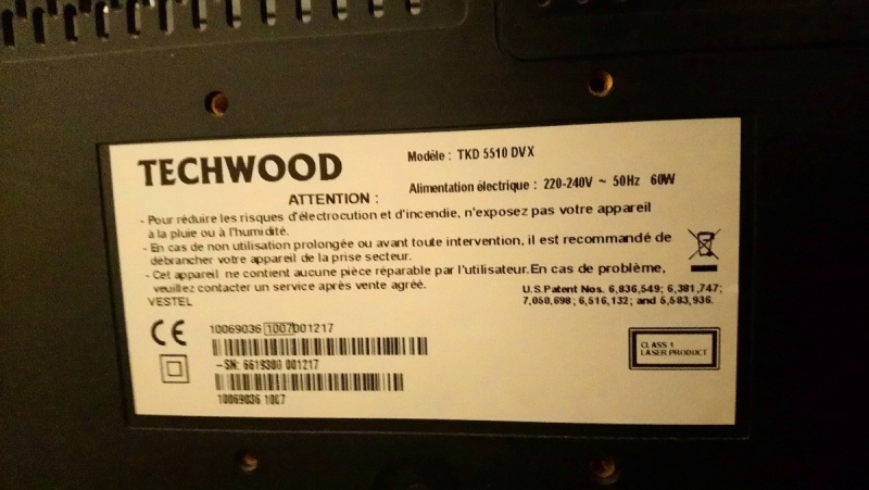 Telecommande Techwood : telecommande universelle Techwood