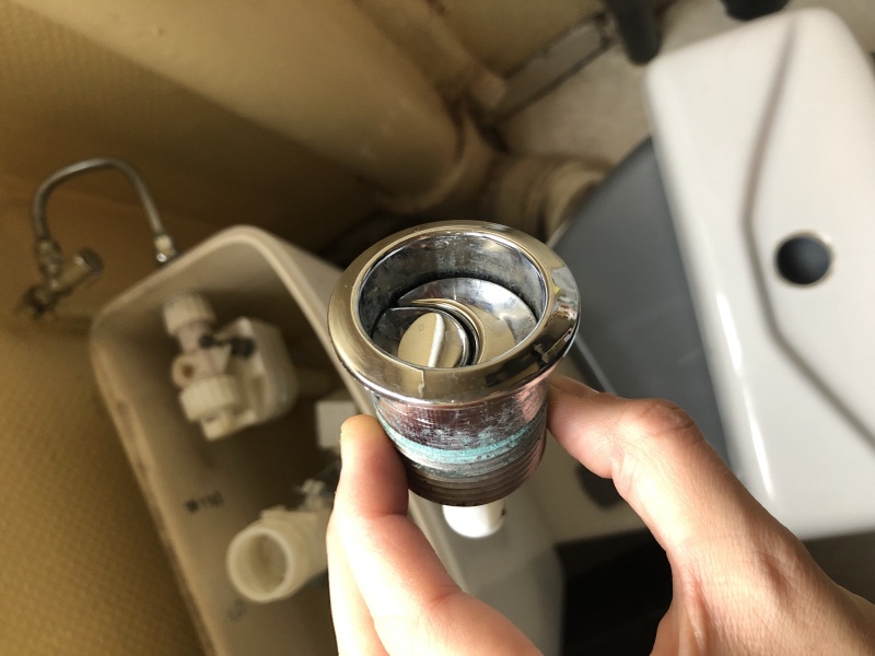 Chasse d'eau cassée - WC - Schell