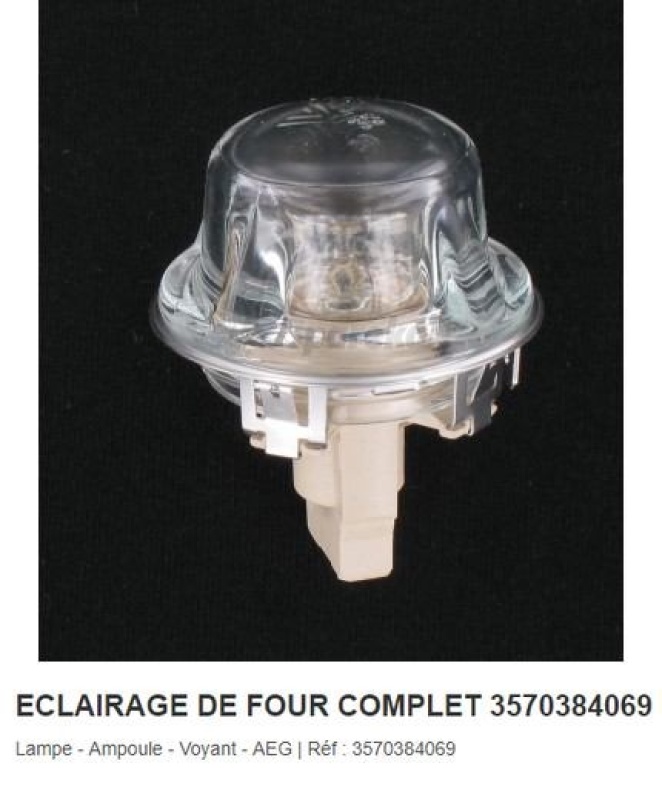 Remplacer Bloc lampe four electrolux 5700aox