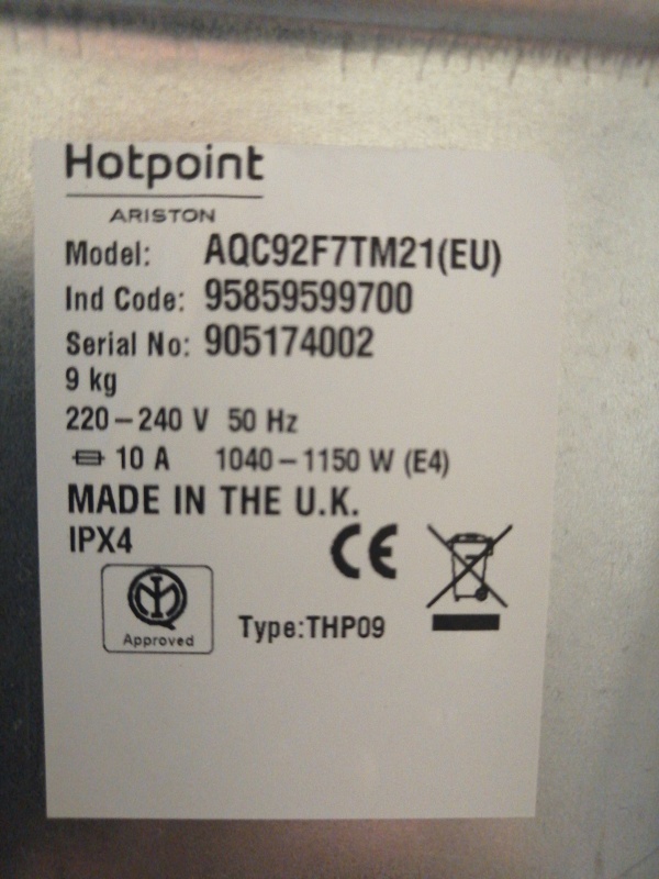 🌡Mon sèche-linge Hotpoint Ariston Indesit ne chauffe plus : vérification  du thermostat de sécurité 