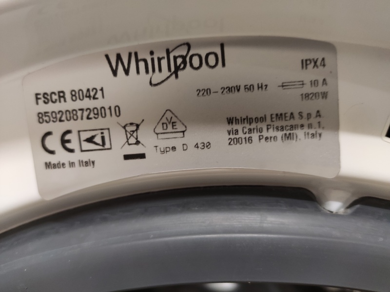 Pourquoi mon lave-linge Whirlpool affiche un code panne F06 ?
