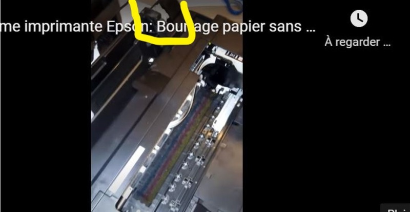 Réparer bourrage papier imprimante Epson WF-2520 - Imprimante ...