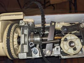 vue de dessus de l'engrenage